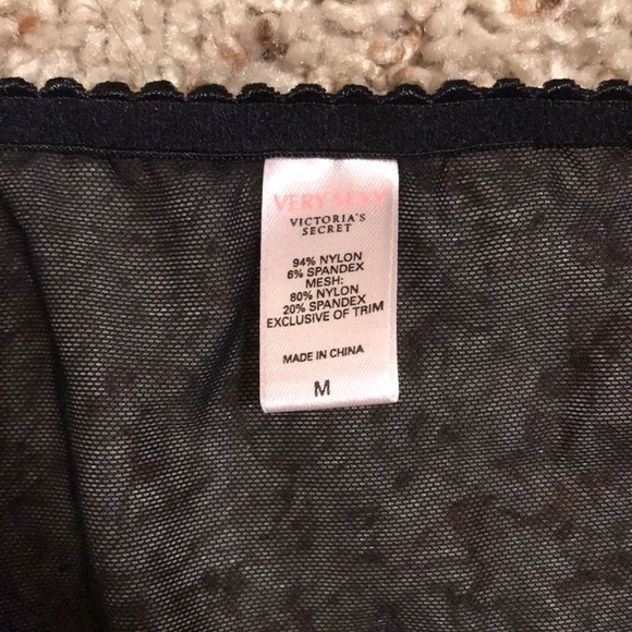 Victoria’s Secret - nylon and mesh panty; size medium- washed but not worn - Picture 5 of 6
